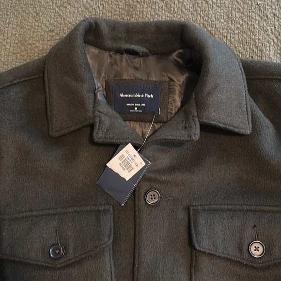 Abercrombie Wool Blend Jacket NWT - Picture 2 of 3
